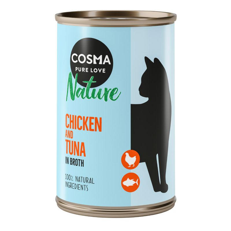 Bitiba Fai scorta Cosma Nature 12 x 140 g Alimento umido per gatti Offerte