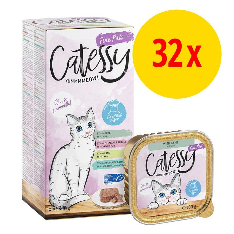 Bitiba Catessy Vaschette Pacco misto 32 x 100 g Umido per gatto