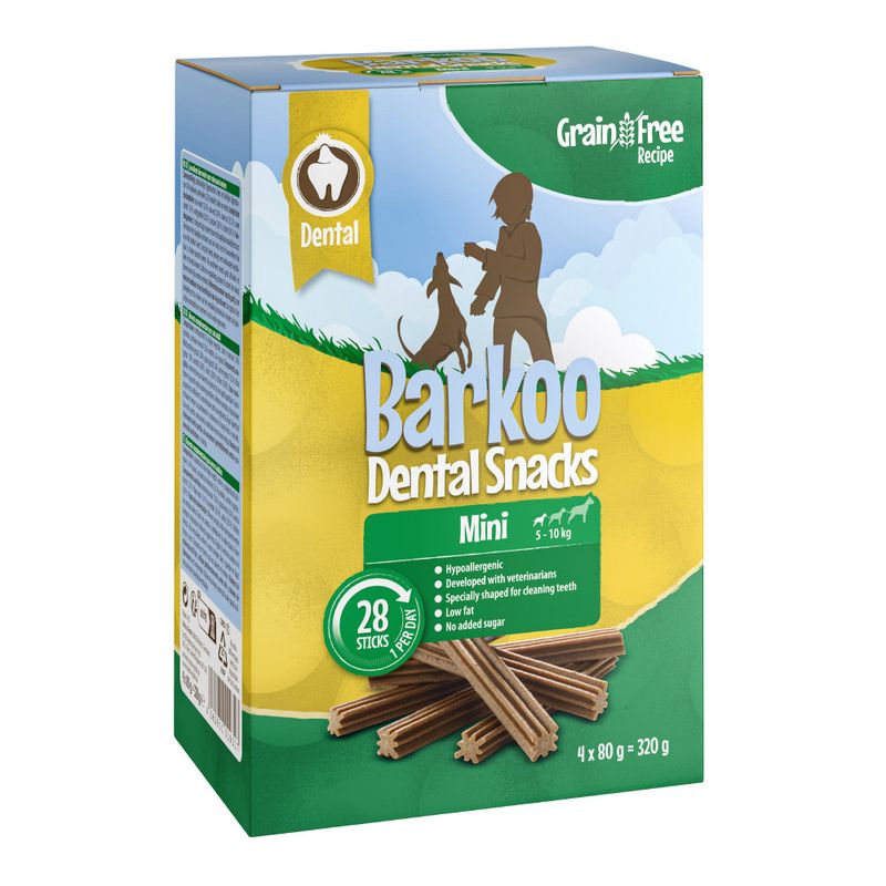 Bitiba Fai scorta Barkoo Dental Snack - Ricetta SENZA CEREALI Nuova