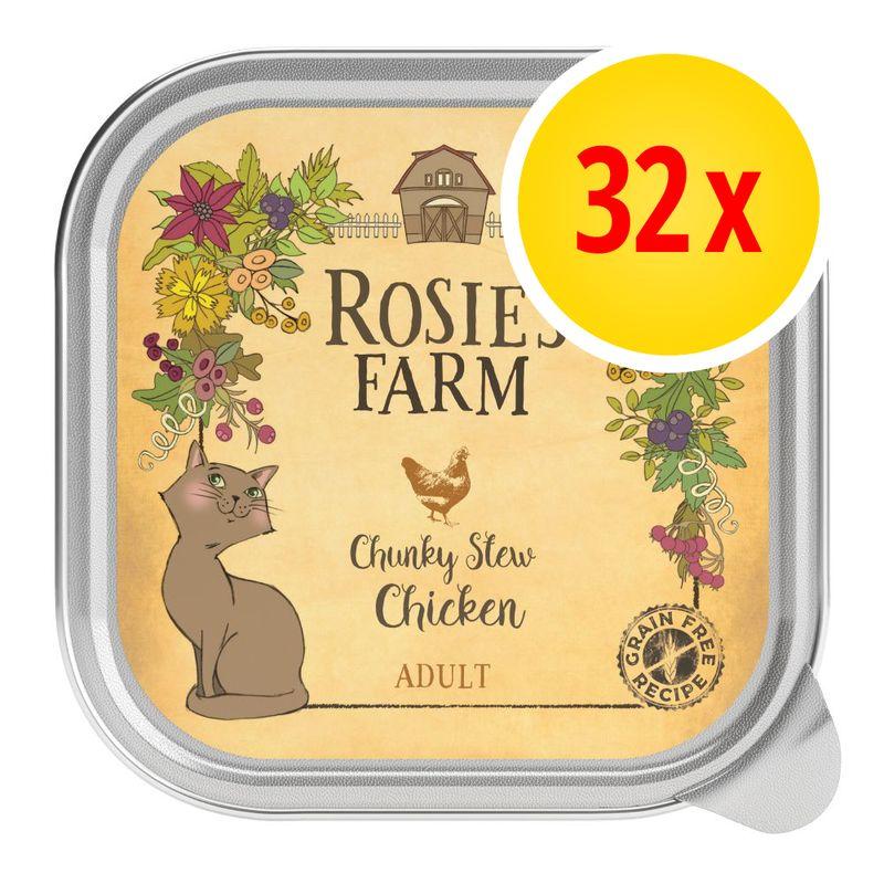 Bitiba Fai scorta Rosie's Farm Adult 32 x 100 g Alimento umido per gatti
