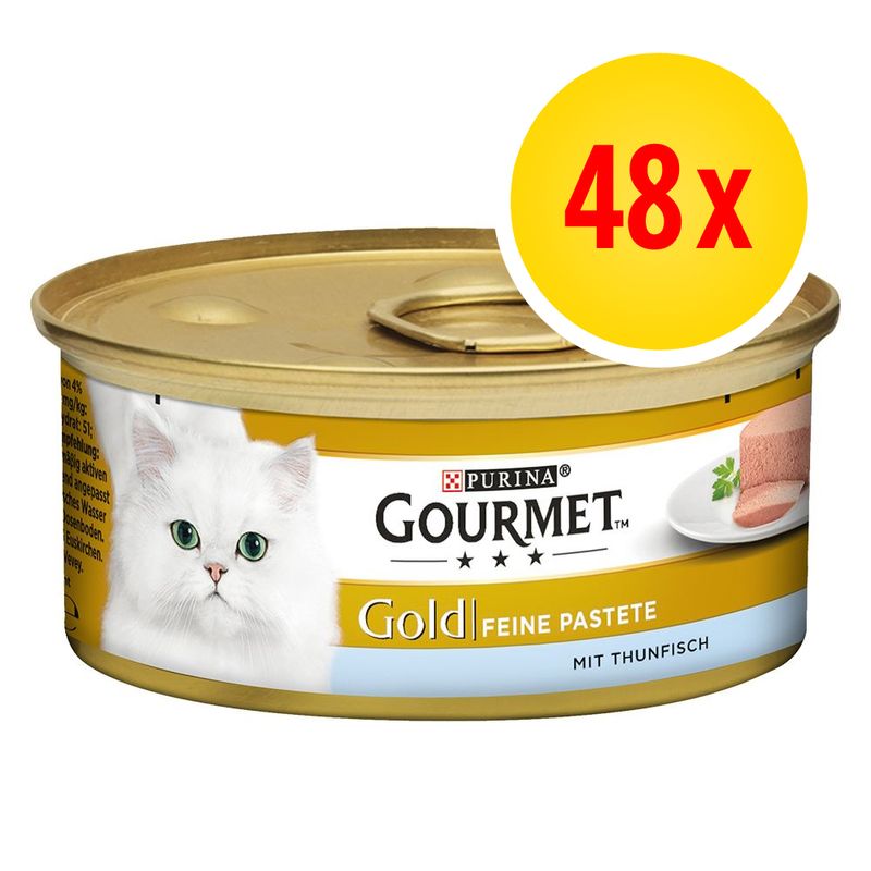 Bitiba Fai scorta Gourmet Gold Mousse 48 x 85 g Alimento umido per gatti