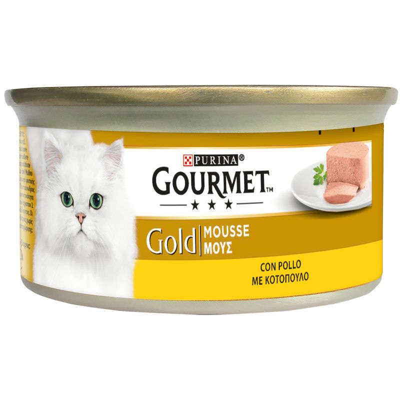 Bitiba Fai scorta Gourmet Gold Mousse 24 x 85 g Alimento umido per gatti Pezzi Unici