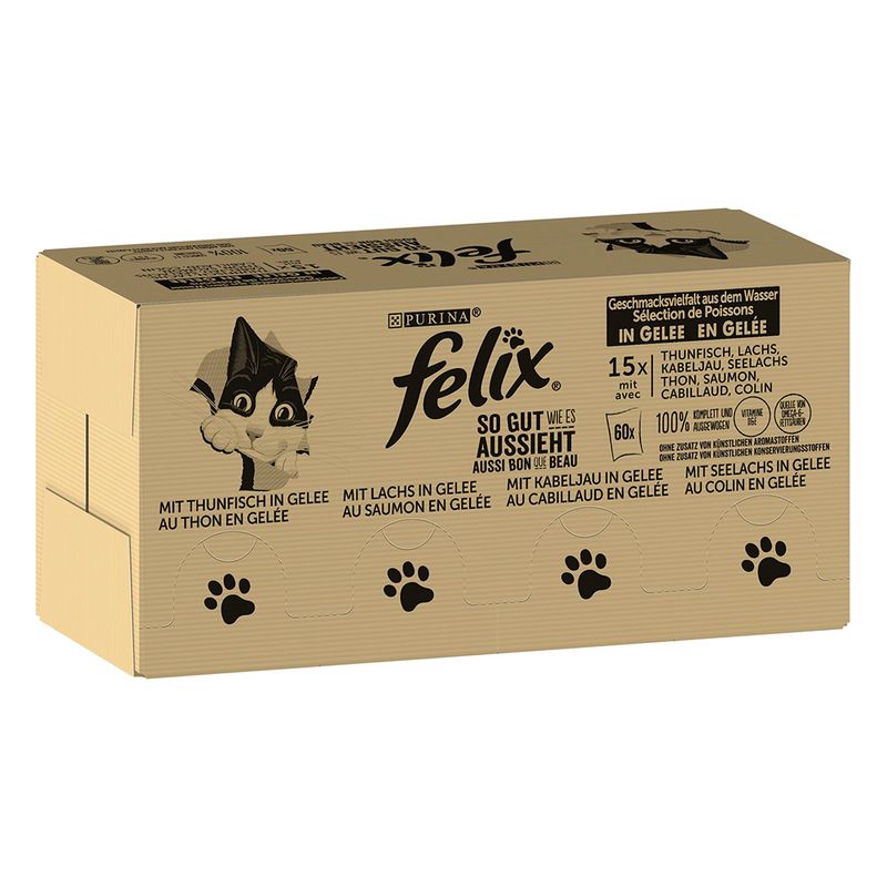 Bitiba Maxi formato: Felix Le Ghiottonerie 120 x 85 g Alimento umido per gatti Promozione Limitata
