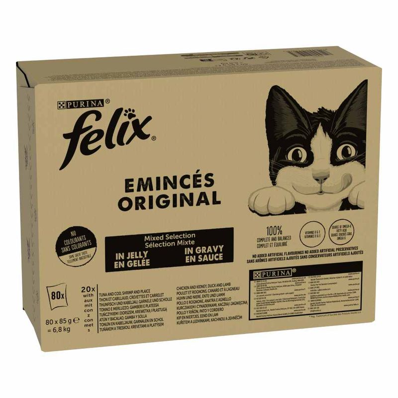 Bitiba Felix Classic 80 x 85 g Alimento umido per gatti Fino Al -60%