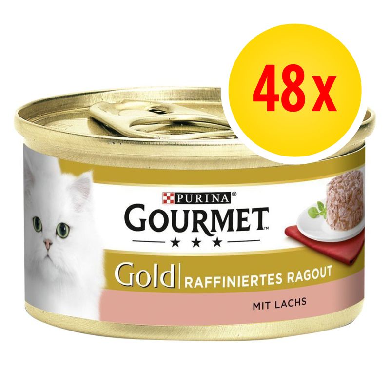Bitiba Fai scorta Gourmet Gold Tortini 48 x 85 g Alimento umido per gatti