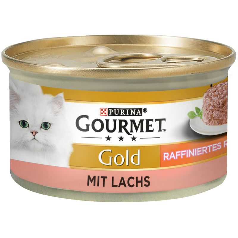 Bitiba Fai scorta Gourmet Gold Tortini 48 x 85 g Alimento umido per gatti Presa