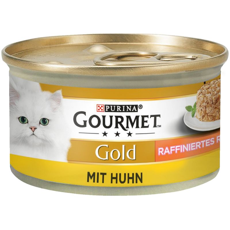Bitiba Fai scorta Gourmet Gold Tortini 48 x 85 g Alimento umido per gatti Presa
