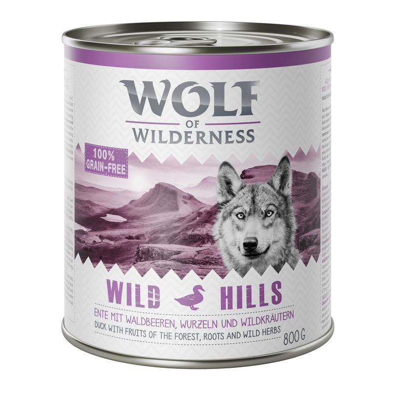 Bitiba Fai scorta Wolf of Wilderness Adult 12 x 800 g umido per cane Sconto