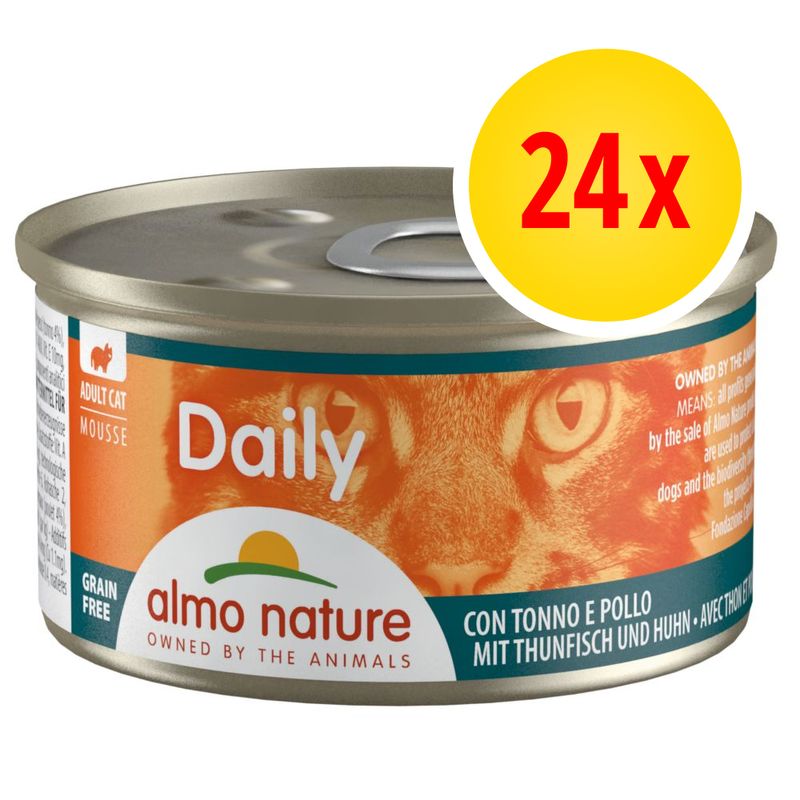 Bitiba Almo Nature Daily Menu 24 x 85 g Alimento umido per gatti