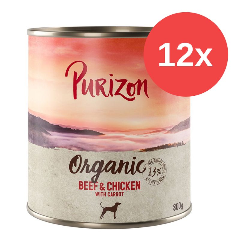 Bitiba Purizon Organic 12 x 800 g Umido per cane