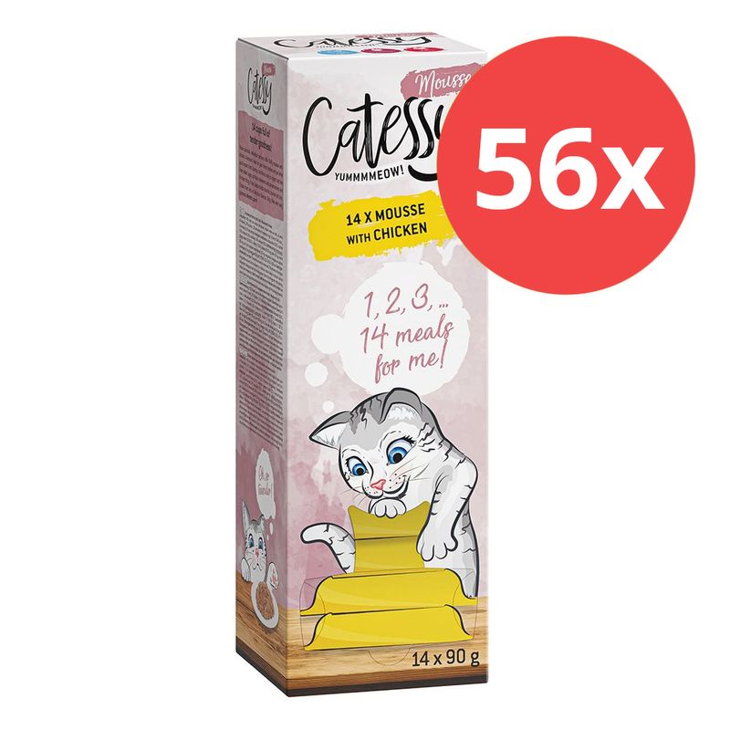 Bitiba Catessy Mousse Vaschette 56 x 90 g Umido per gatto