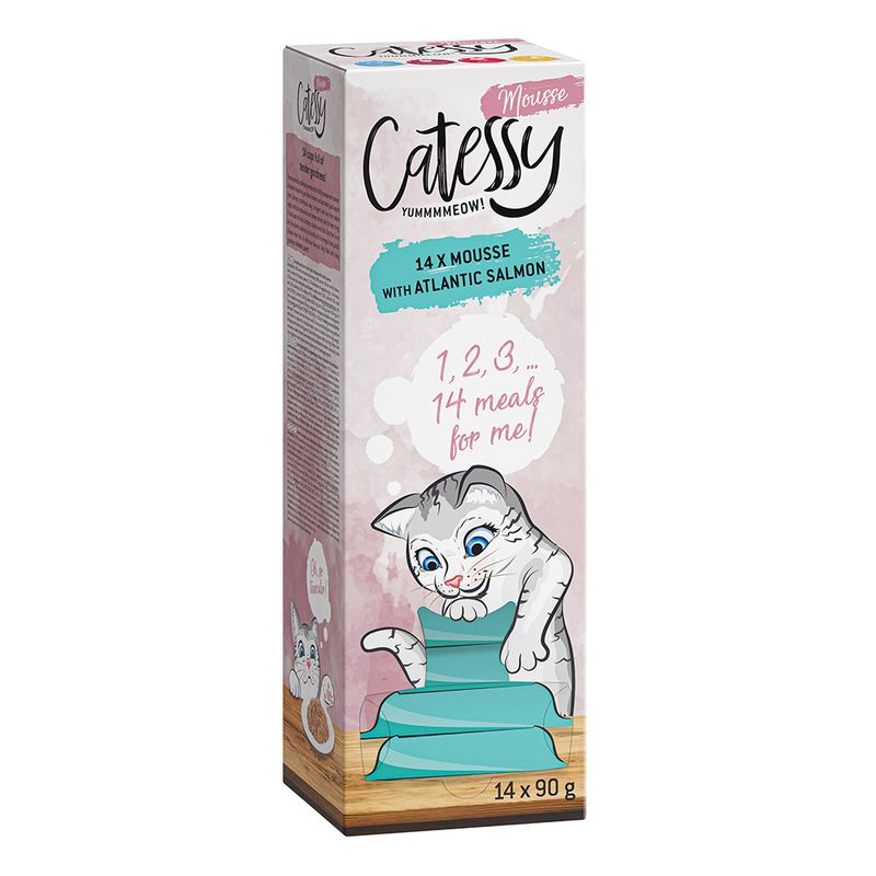 Bitiba Catessy Mousse Vaschette 56 x 90 g Umido per gatto In Saldo