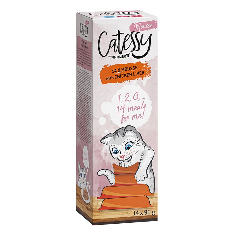Bitiba Catessy Mousse Vaschette 56 x 90 g Umido per gatto In Saldo