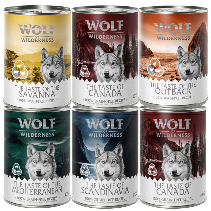 Bitiba Provalo Set misto Wolf of Wilderness 6 x 400 g Italy
