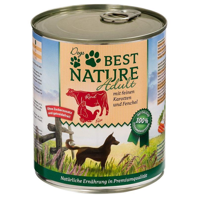 Bitiba Multipack risparmio Best Nature Dog Adult 12 x 800 g Nuovo