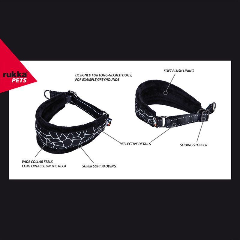 Bitiba Collare Rukka® Cube nero Pezzi Unici