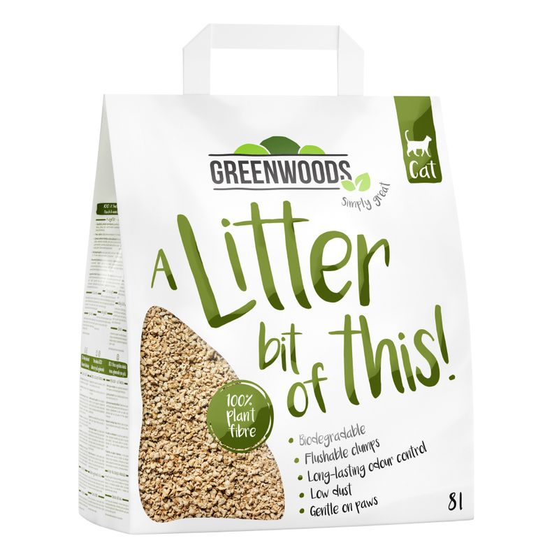 Bitiba Lettiera vegetale Greenwoods Plant Fibre
