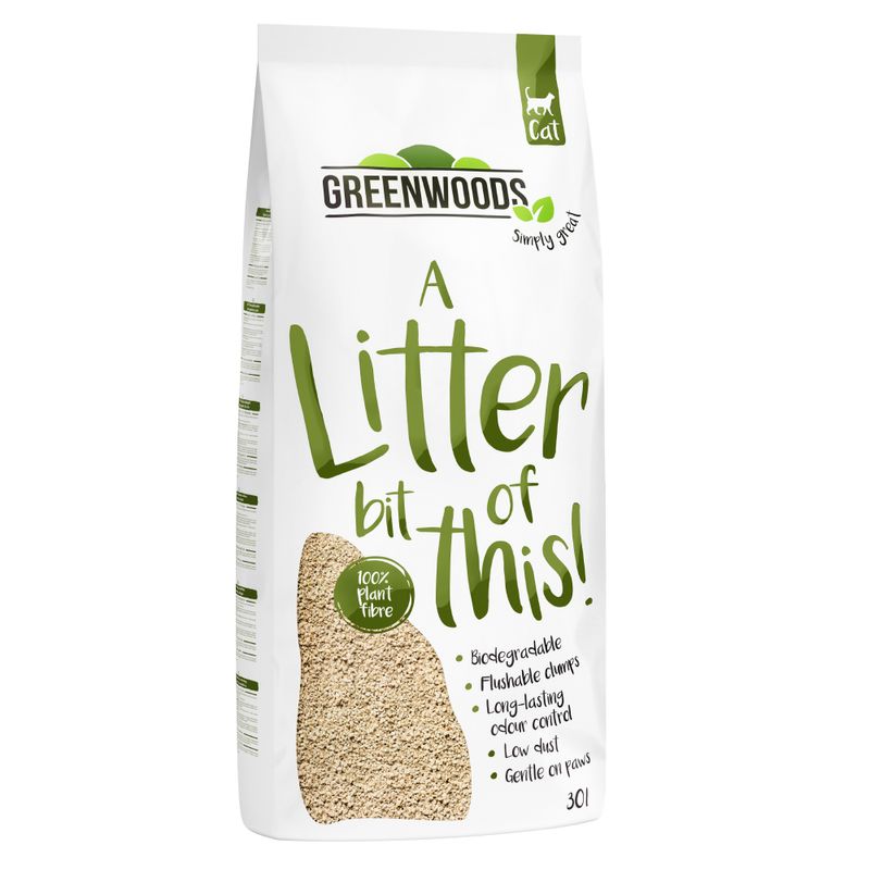 Bitiba Lettiera vegetale Greenwoods Plant Fibre Offerte