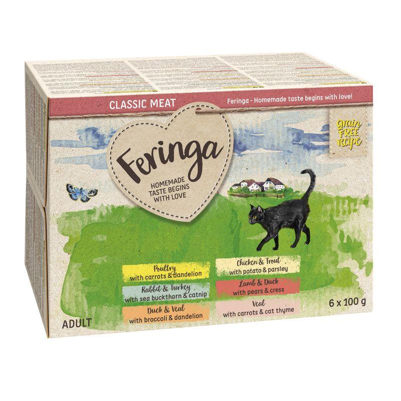 Bitiba Feringa Classic Meat Vaschette 24 x 100 g Alimento umido per gatto Vendita