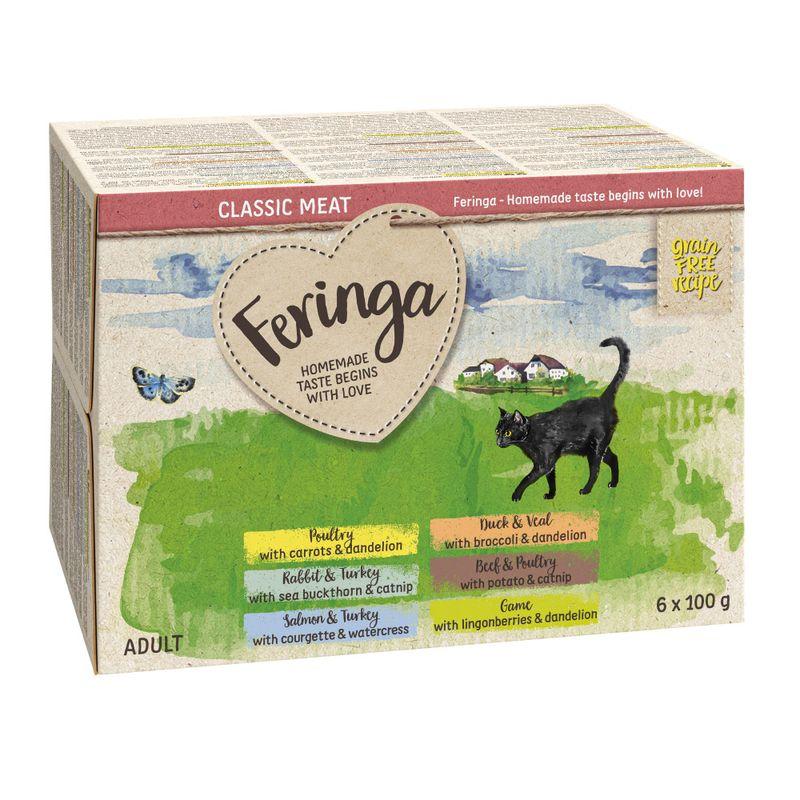 Bitiba Feringa Classic Meat Vaschette 24 x 100 g Alimento umido per gatto Vendita