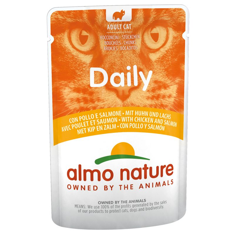 Bitiba Almo Nature Daily Menu 24 x 70 g Alimento umido per gatto Spedizione Gratuita