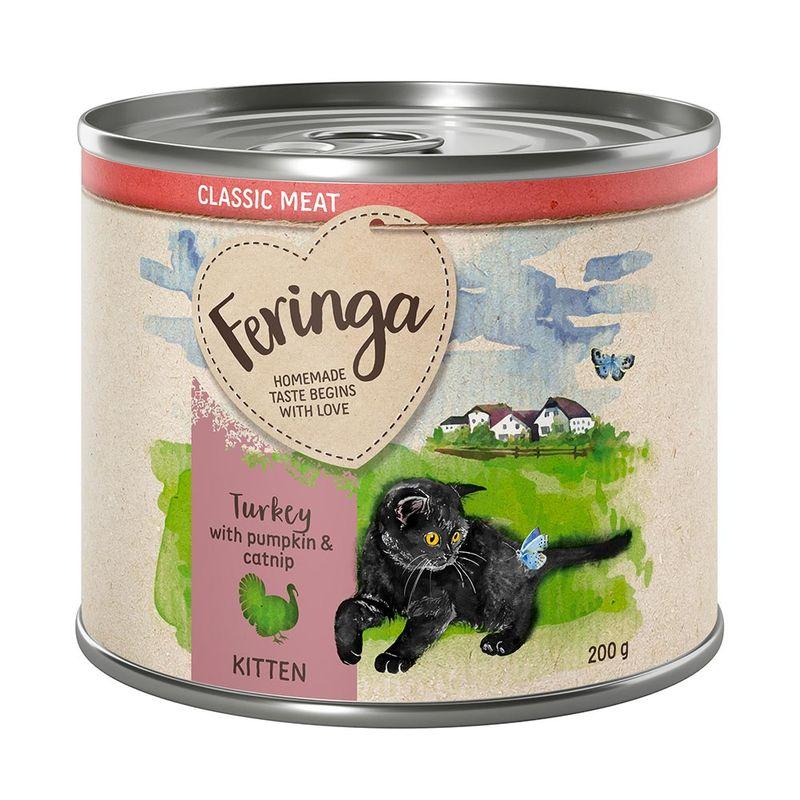 Bitiba Feringa Classic Meat Kitten 24 x 200 g Alimento umido per gattini Pezzi Unici