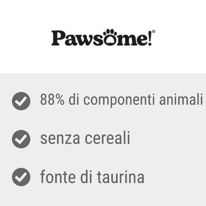 Bitiba Pawsome Adult 4 x 85 g umido per gatto Comprane uno, ottenene uno gratis