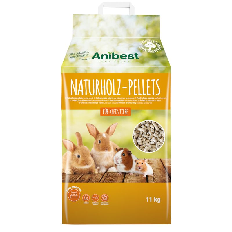 Bitiba Lettiera per roditori Anibest Pellet in Legno Naturale Rilascio limitato