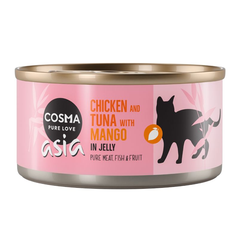 Bitiba Provalo Cosma Thai /Asia in gelatina Pacco misto umido per gatto Soddisfazione Garantita