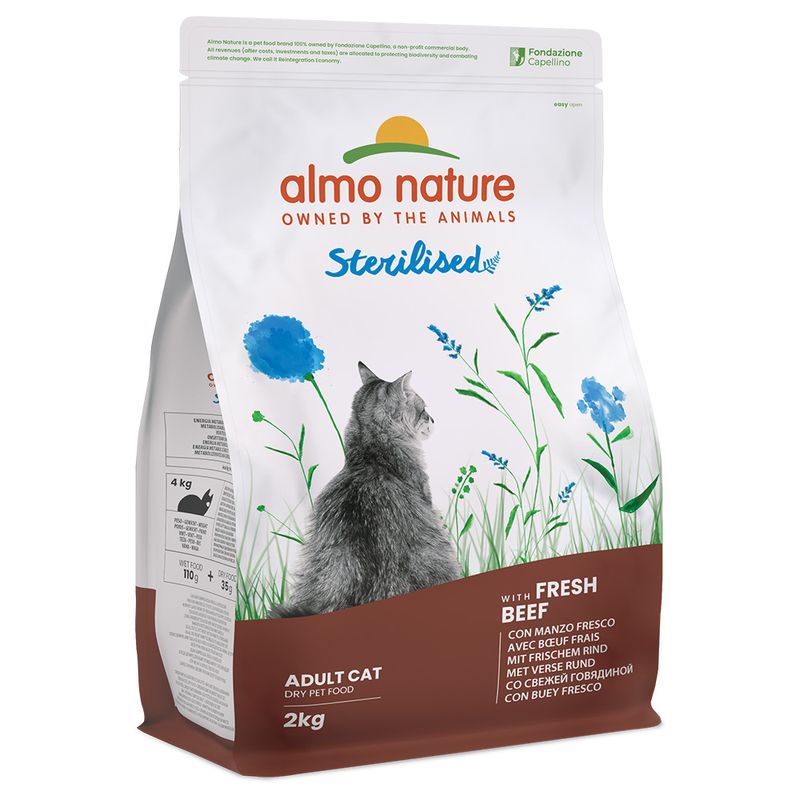 Bitiba Set prova 2 x 2 kg Almo Nature Holistic Sterilised per gatto Qualità Garantita