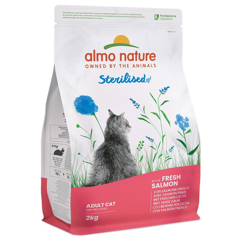 Bitiba Set prova 2 x 2 kg Almo Nature Holistic Sterilised per gatto Qualità Garantita