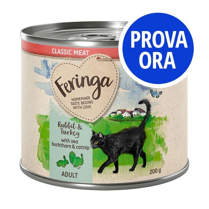 Bitiba Feringa Classic Meat 6 x 200 g Pacco misto umido per gatto