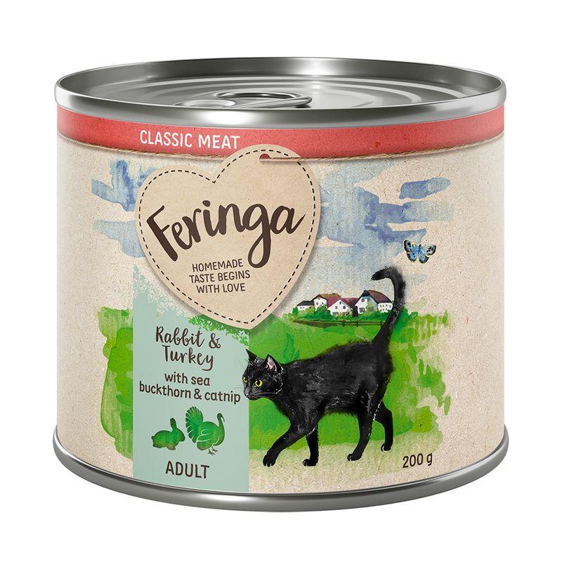 Bitiba Feringa Classic Meat 6 x 200 g Pacco misto umido per gatto Affare Del Giorno