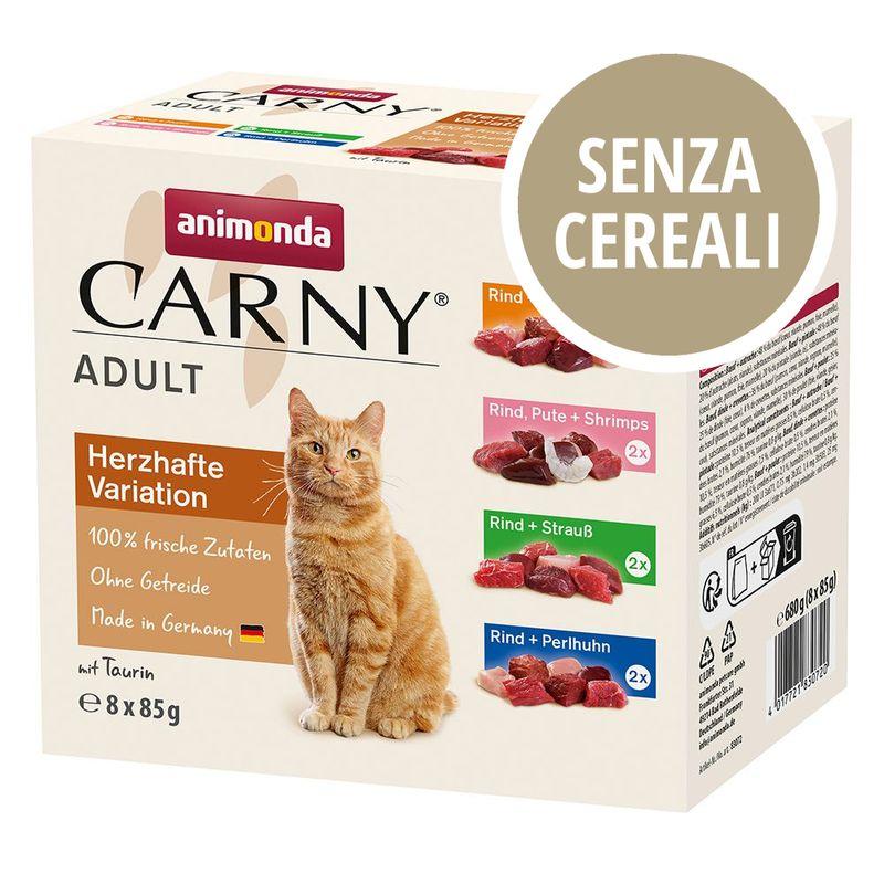 Bitiba Provalo animonda Carny Buste Multipack 8 x 85 g umido per gatti Sottocosto