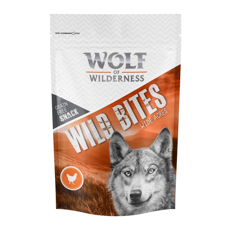 Bitiba Provalo Set misto Wolf of Wilderness Snack - Wild Bites 4 x 180 g Novità