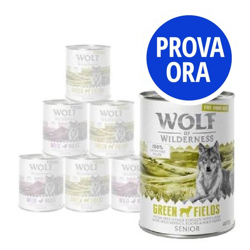 Bitiba Provalo Wolf of Wilderness Senior umido per cane