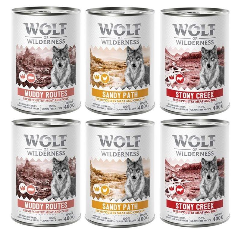 Bitiba Provalo Wolf of Wilderness Senior umido per cane Offerta