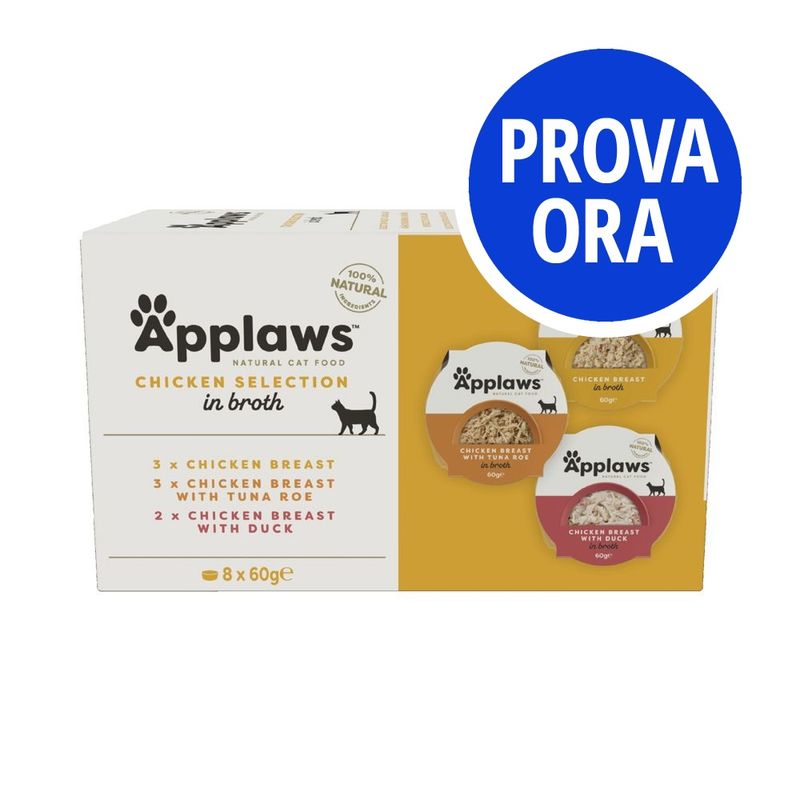 Bitiba Provalo Applaws Selection Cat Pot 8 x 60 g