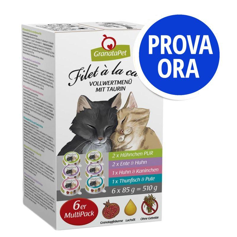 Bitiba Provalo GranataPet Filet à la carte 6 x 85 g Spedizione gratuita
