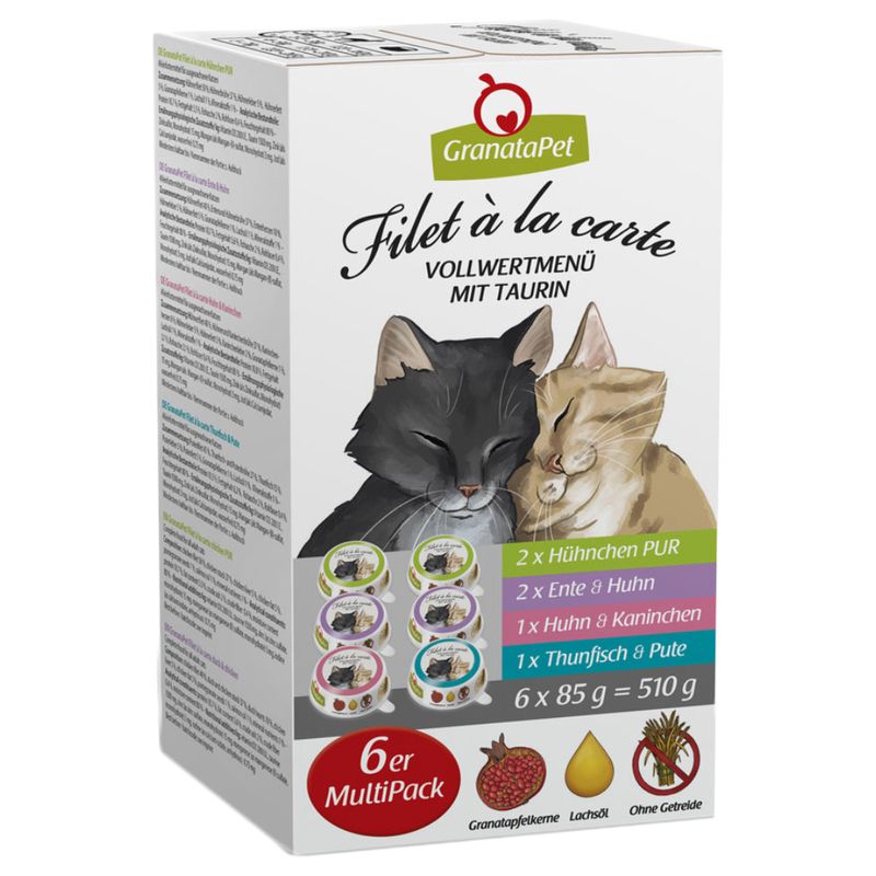 Bitiba Provalo GranataPet Filet à la carte 6 x 85 g Spedizione gratuita