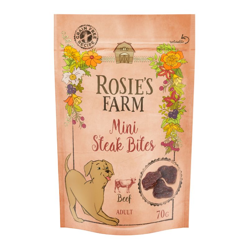 Bitiba Provalo Set misto Rosie's Farm Snacks "Mini Steak Bites" Flash Sale