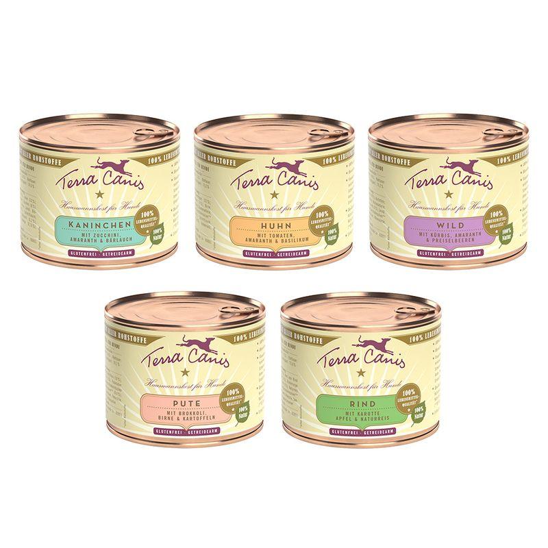Bitiba Terra Canis Classic Pacco misto 12 x 200 g Alimento umido per cani Offerta esclusiva
