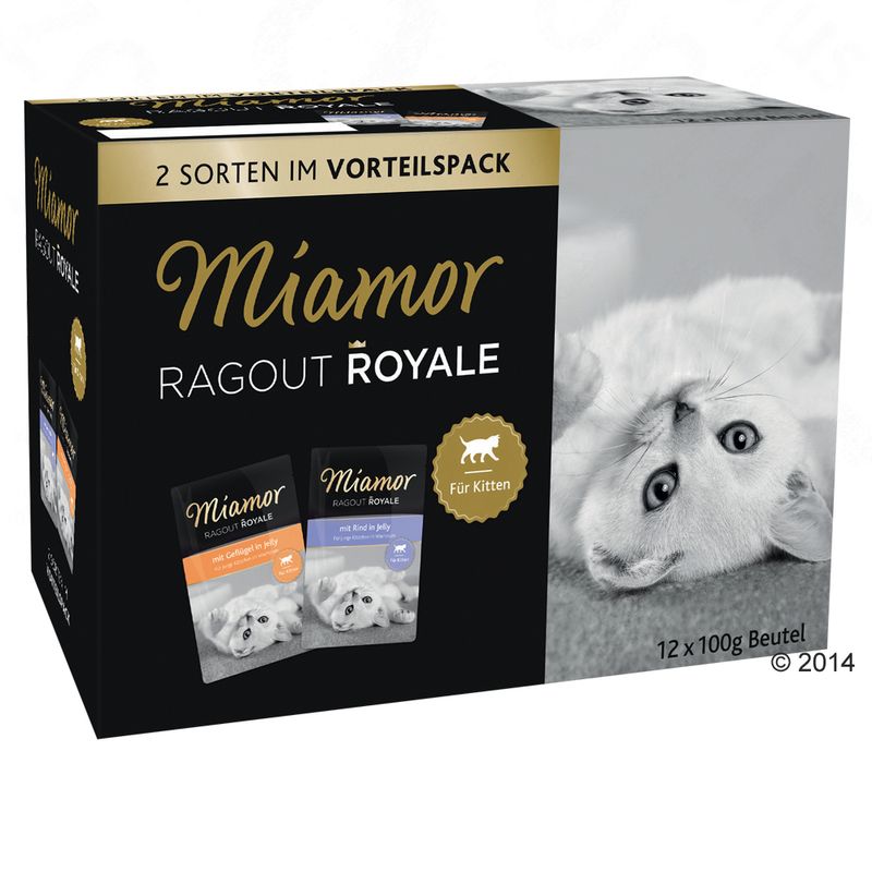 Bitiba Provalo Miamor Ragù Royal Kitten 12 x 100 g Offerta natalizia