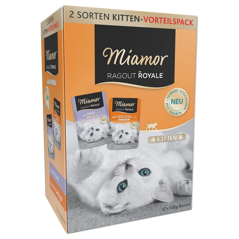 Bitiba Provalo Miamor Ragù Royal Kitten 12 x 100 g Offerta natalizia