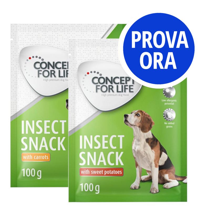 Bitiba Provalo Concept for Life Insect Snack 2 x 100 g Offerta Anniversario