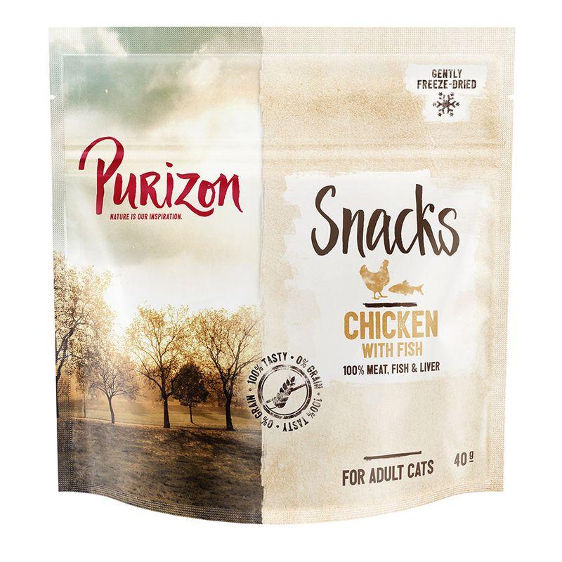 Bitiba Provalo Set misto Purizon Snack per gatti - senza cereali 2 x 40 g