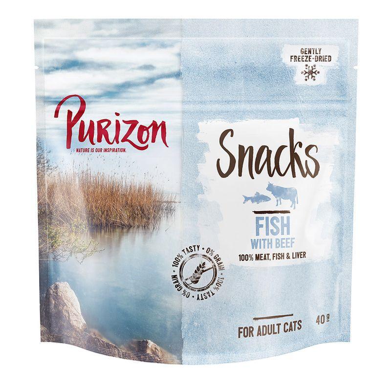 Bitiba Provalo Set misto Purizon Snack per gatti - senza cereali 2 x 40 g Smaltimento dello stoccaggio