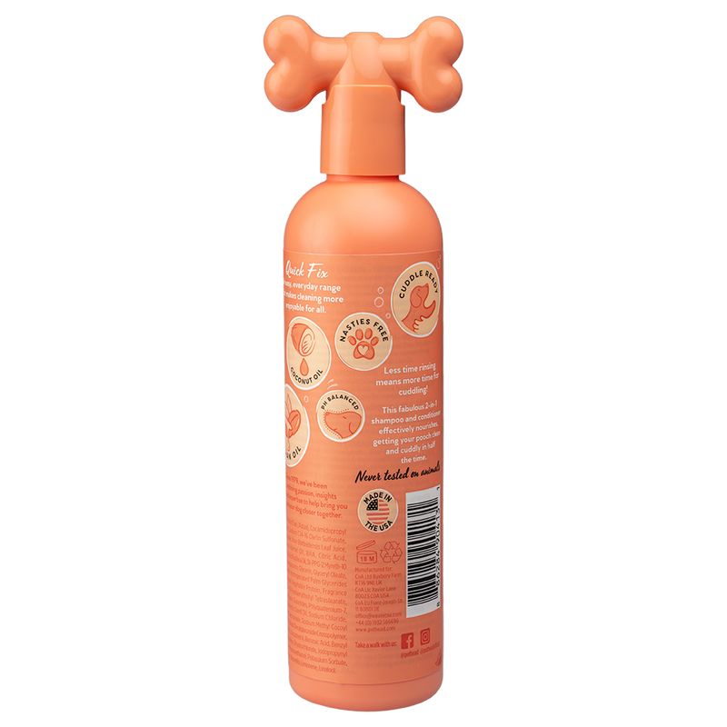 Bitiba Pet Head Shampoo Quick Fix 2in1 Trasporto libero internazionale