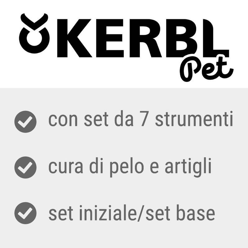 Bitiba Set per la cura del gatto Kerbl Pet Pezzi Unici