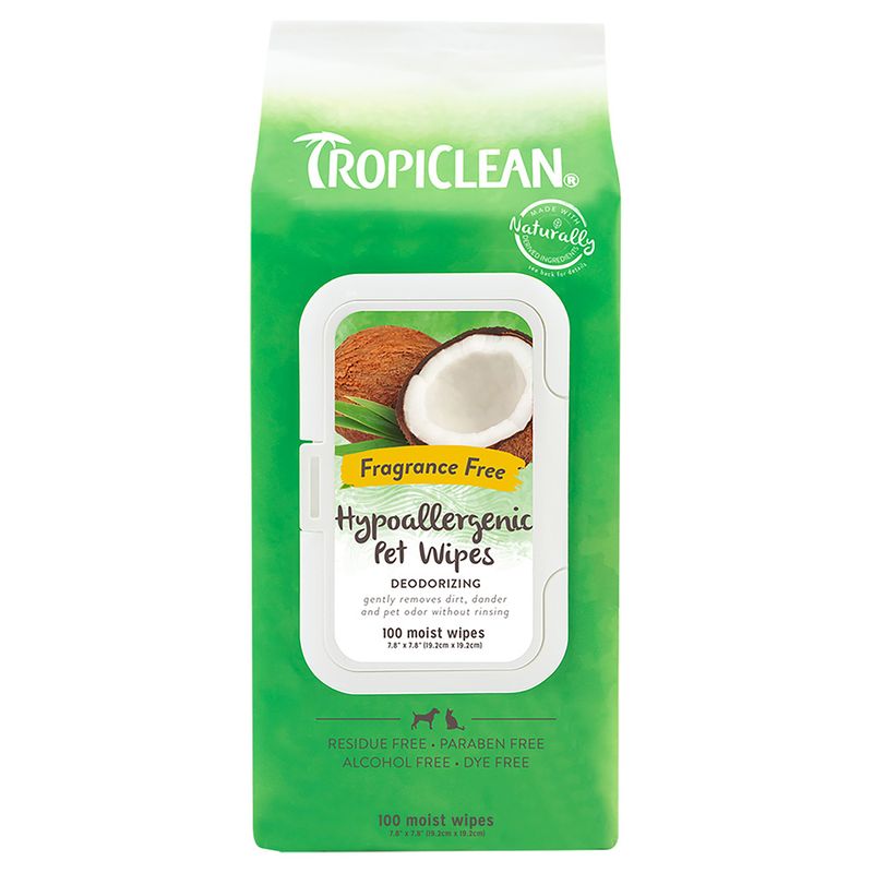 Bitiba Salviette detergenti TropiClean ipoallergeniche